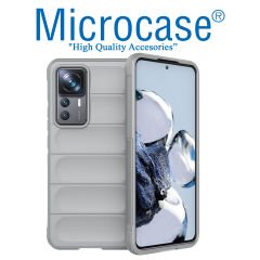Microcase Google Pixel 6A Miami Serisi Darbeye Dayanıklı Silikon Kılıf - AL3420 Açık Gri