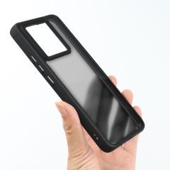 Microcase Xiaomi Redmi K60 Ultra 6.67 inch Luna Serisi Köşe Korumalı Sert Rubber Kılıf - AL3422 Siyah