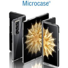 Microcase Honor Magic V2 Için Sert Kristal Kapaklı Kılıf Şeffaf- AL3157