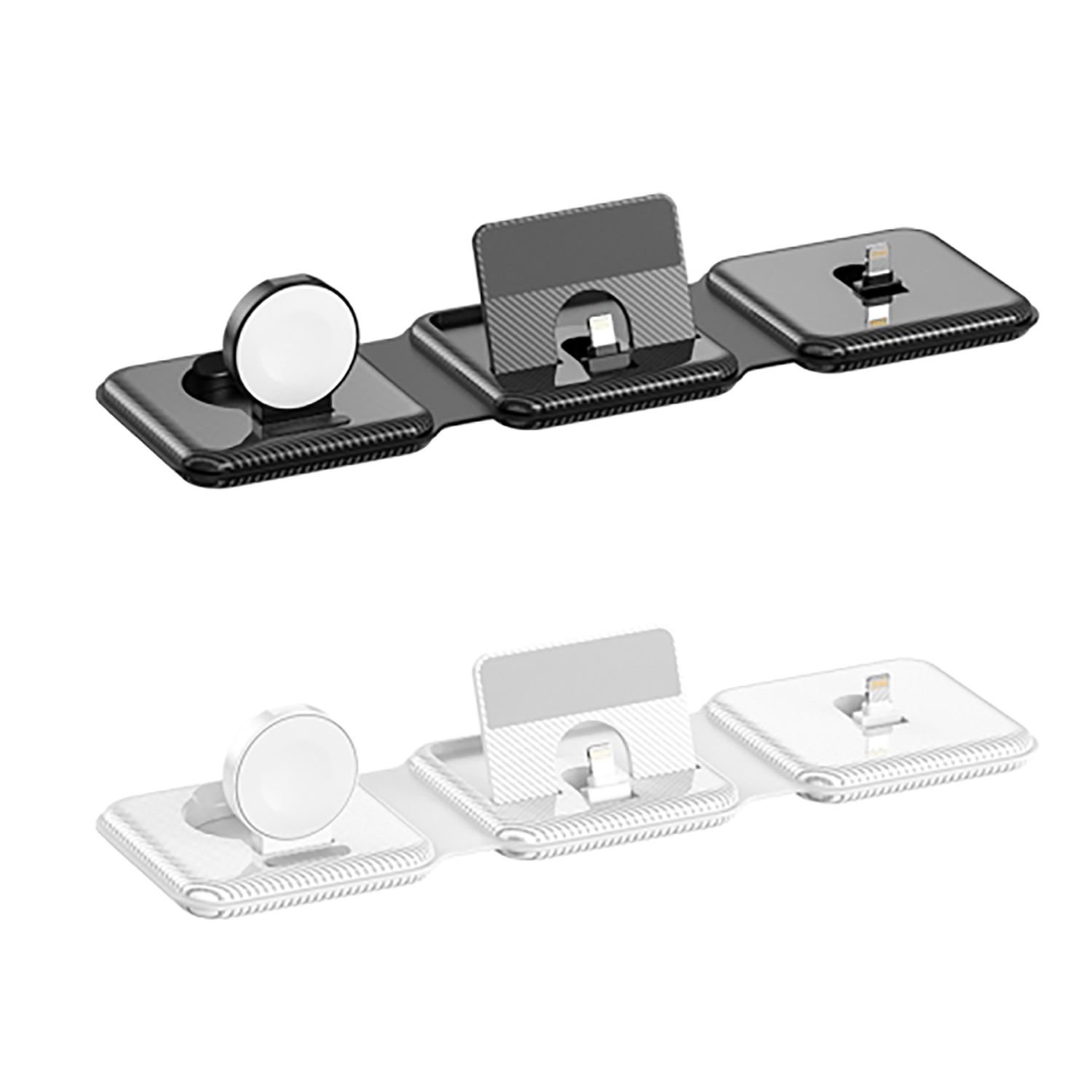 Microcase iPhone-Apple Watch-Airpods için 3in1 Katlanabilir Kablosuz Şarj Standı - AL3651