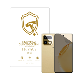 Microcase Realme 16 Pro Plus ile Uyumlu Privacy Gizlilik Filtreli Hayalet Nano Ekran Koruyucu-EKM110