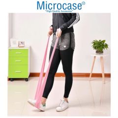 Microcase Pilates Bandı Pilates Egzersiz Spor  Direnç Lastiği Sert Direnç 150cmx15cm -AL4593 Sarı