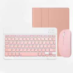 Microcase Samsung S10 Lite 10.9 inch Tablet için Bluetooth Klavye ve Mouse + Kılıf BKK6