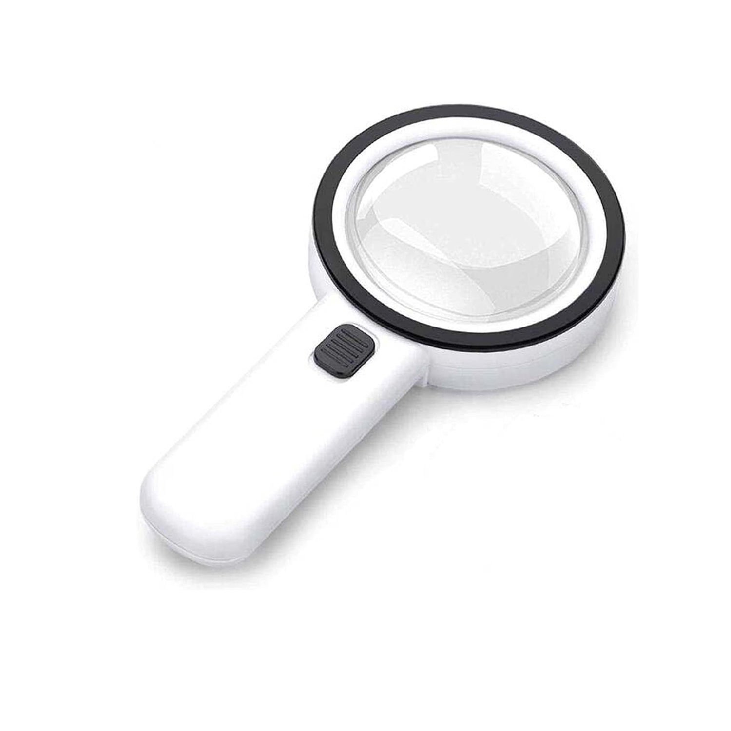 Microcase 90mm  30X   HD 12 Led Işık Aydınlatmalı  El Tipi  Büyüteç  -AL4610