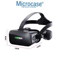 VRPARK  J20 3.5mm Kulaklıklı   3D Sanal Gerçeklik Gözlüğü+ VR Kablosuz Bluetooth Kumanda-AL4752
