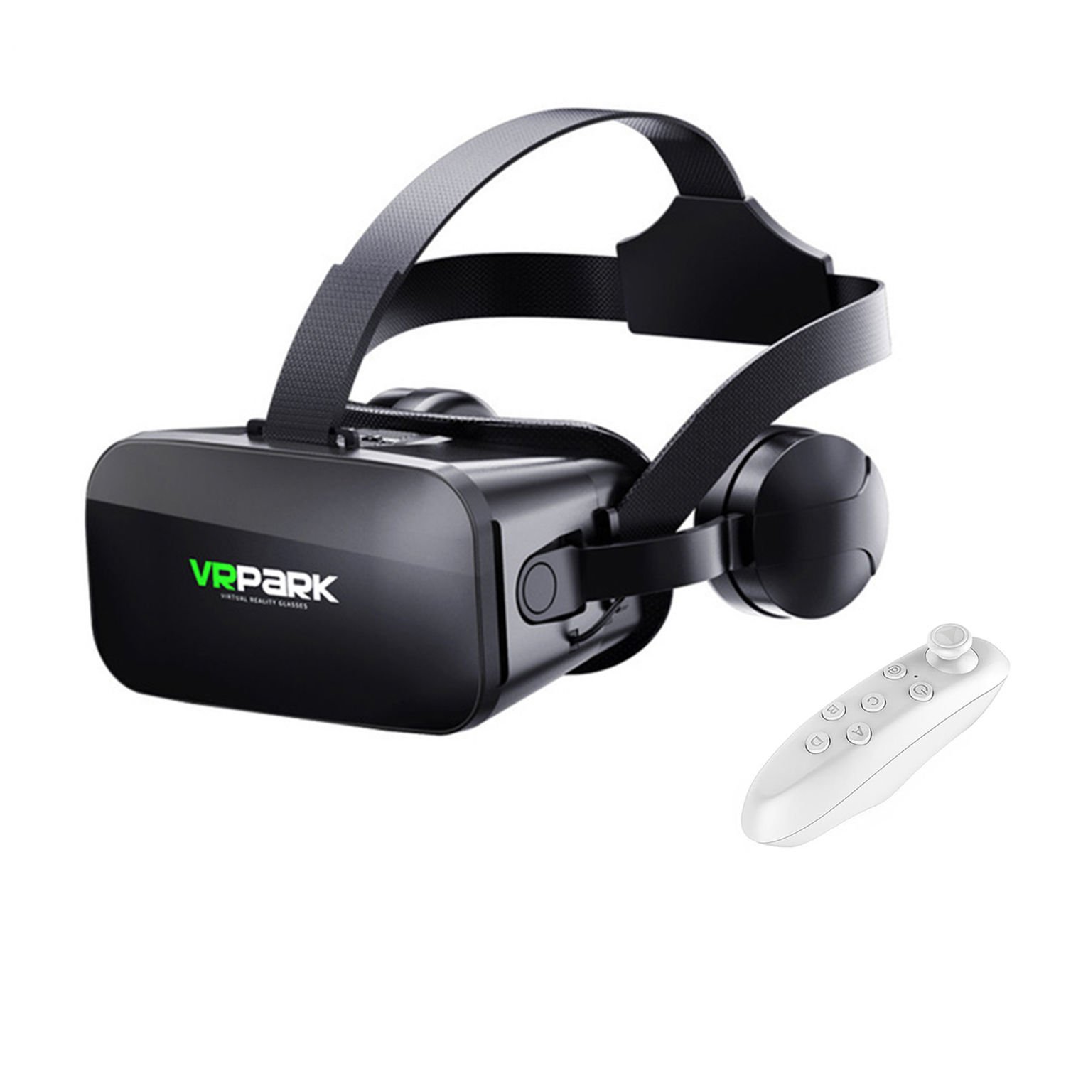 VRPARK  J20 3.5mm Kulaklıklı   3D Sanal Gerçeklik Gözlüğü+ VR Kablosuz Bluetooth Kumanda-AL4752