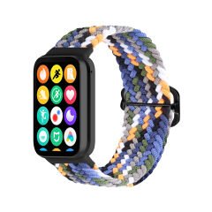 Microcase Huawei Band 10 / Band 9 / Band 8 ile Uyumlu Elastik Örgülü Kordon Kayış KY6566