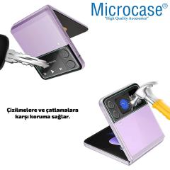 Microcase Samsung S21 FE Kamera Lens Koruma Halkası - Kapalı Tasarım Siyah