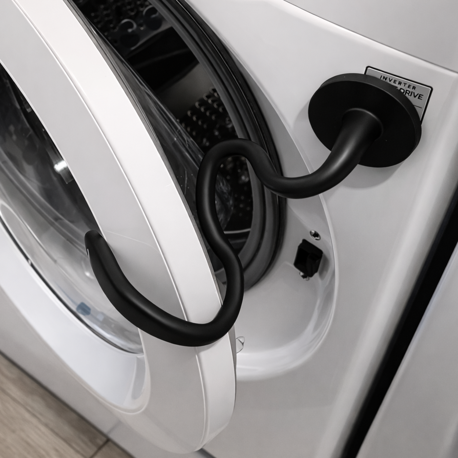 Microcase Manyetik Mıknatıslı Çamaşır Makinası Kapak Sabitleyici Tutucu Siyah - AL5305