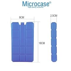 Microcase 400ml İçi Su Dolu Buz Kasedi 48 Saat Korumalı Buz Aküsü 10 Adet AL4655