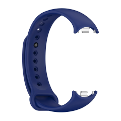 Microcase Xiaomi Mi Band 8/Mi Band 9 ile Uyumlu Delikli Silikon Kordon Kayış - KY6551