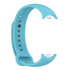 Microcase Xiaomi Mi Band 8/Mi Band 9 ile Uyumlu Delikli Silikon Kordon Kayış - KY6551