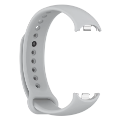 Microcase Xiaomi Mi Band 8/Mi Band 9 ile Uyumlu Delikli Silikon Kordon Kayış - KY6551