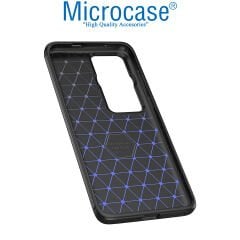 Microcase Huawei P60 / P60 Pro Leather Serisi Deri Efekt Silikon Kılıf - Siyah AL3337