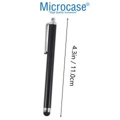 Microcase Universal Tüm Dokunmatik Cihazlarla Uyumlu Akıllı Dokunmatik Kalem 1 Adet AL4648 Siyah