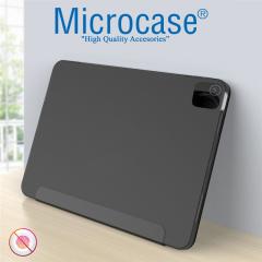 Microcase iPad Pro 11 2021 3.Nesil ANGLE Serisi Standlı Deri Kılıf - Siyah
