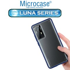 Microcase Xiaomi 12X Luna Serisi Köşe Korumalı Sert Rubber Kılıf - Mavi