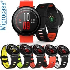 Microcase Samsung Galaxy Watch3 45 mm için Silikon Kordon Kayış - KY16