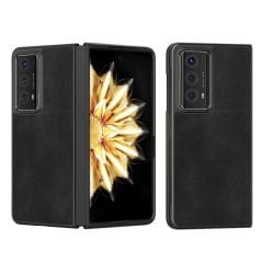 Microcase Honor Magic V2 için Deri Desenli Plastik Koruma Kılıf - AL3156