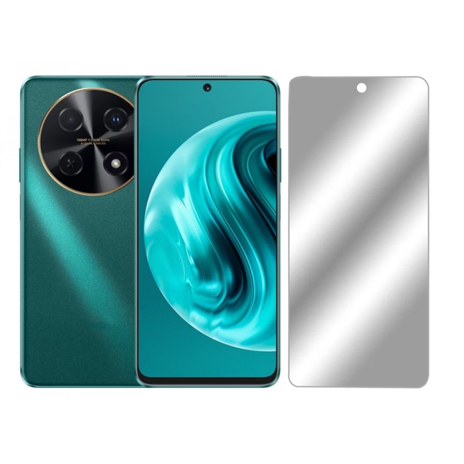 Microcase Huawei Nova 12İ Global  Tempered Cam Ekran Koruyucu - AL3269