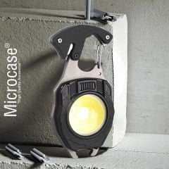 Microcase Çok Fonksiyonlu Anahtarlık Tip Çakmaklı Şarjlı Led Kamp Lambası Acil Durum Feneri AL4567