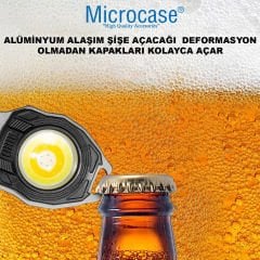 Microcase Çok Fonksiyonlu Anahtarlık Tip Çakmaklı Şarjlı Led Kamp Lambası Acil Durum Feneri AL4567