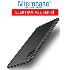 Microcase Xiaomi Mi 9 Pro Elektrocase Serisi Kamera Korumalı Silikon Kılıf - Siyah + Tempered Glass Cam Koruma