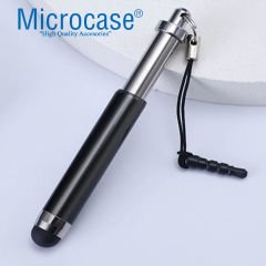 Microcase Universal Tüm Dokunmatik Cihazlarla Uyumlu Akıllı Mini Dokunmatik Kalem 1 Adet AL4649 Siyah