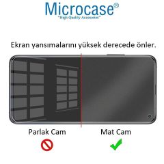 Microcase Poco F6 / Xiaomi Redmi Turbo 3 5G Tam Kaplayan Çerçeveli Mat Cam Koruma - AL3124