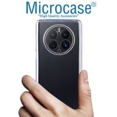 Microcase Huawei Mate 50 PRO Slim Serisi Soft TPU Silikon Kılıf - Şeffaf AL3324