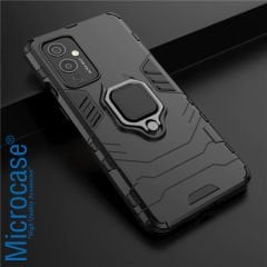 Microcase OnePlus 9 Pro Batman Serisi Yüzük Standlı Armor Kılıf - Siyah