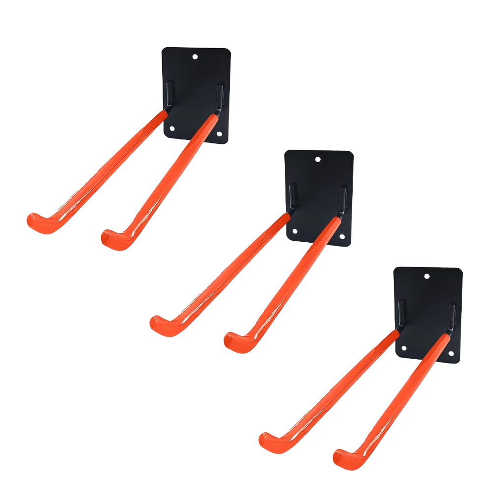 Microcase Çok Amaçlı  PVC Kaplamalı Kaymaz Metal Askılık Ağır Yük Askısı Depo Garaj Bahçe - AL5915 3 ADET