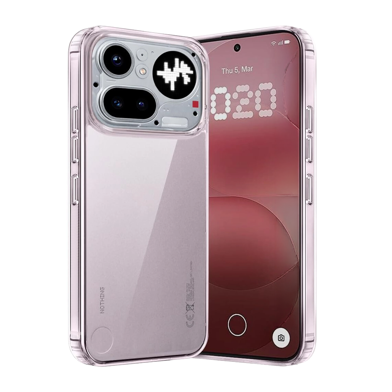 Microcase Nothing Phone 4A Pro ile Uyumlu Slim Serisi Soft TPU Silikon Kılıf - Şeffaf AL3324