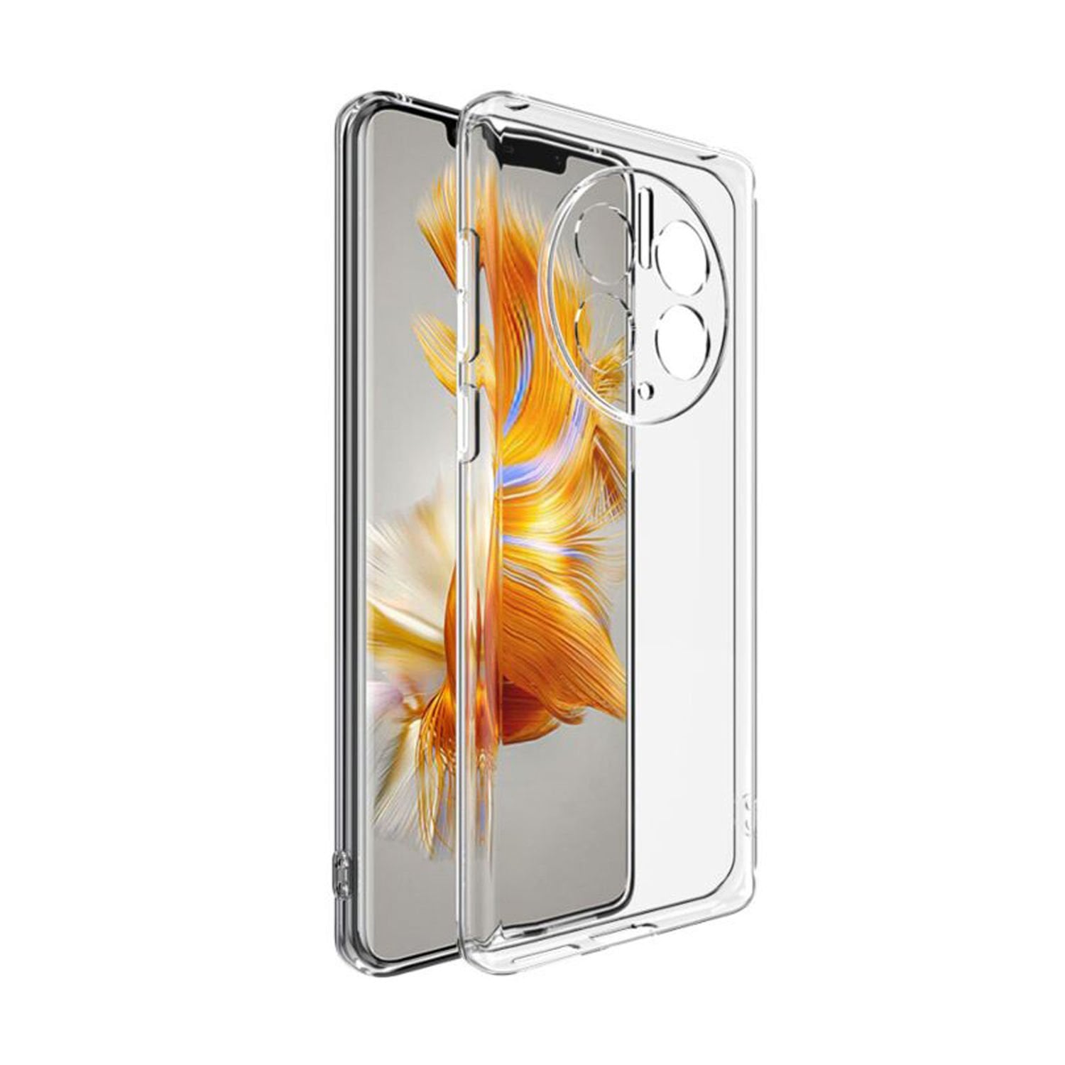 Microcase Huawei Mate 50 PRO Slim Serisi Soft TPU Silikon Kılıf - Şeffaf AL3324