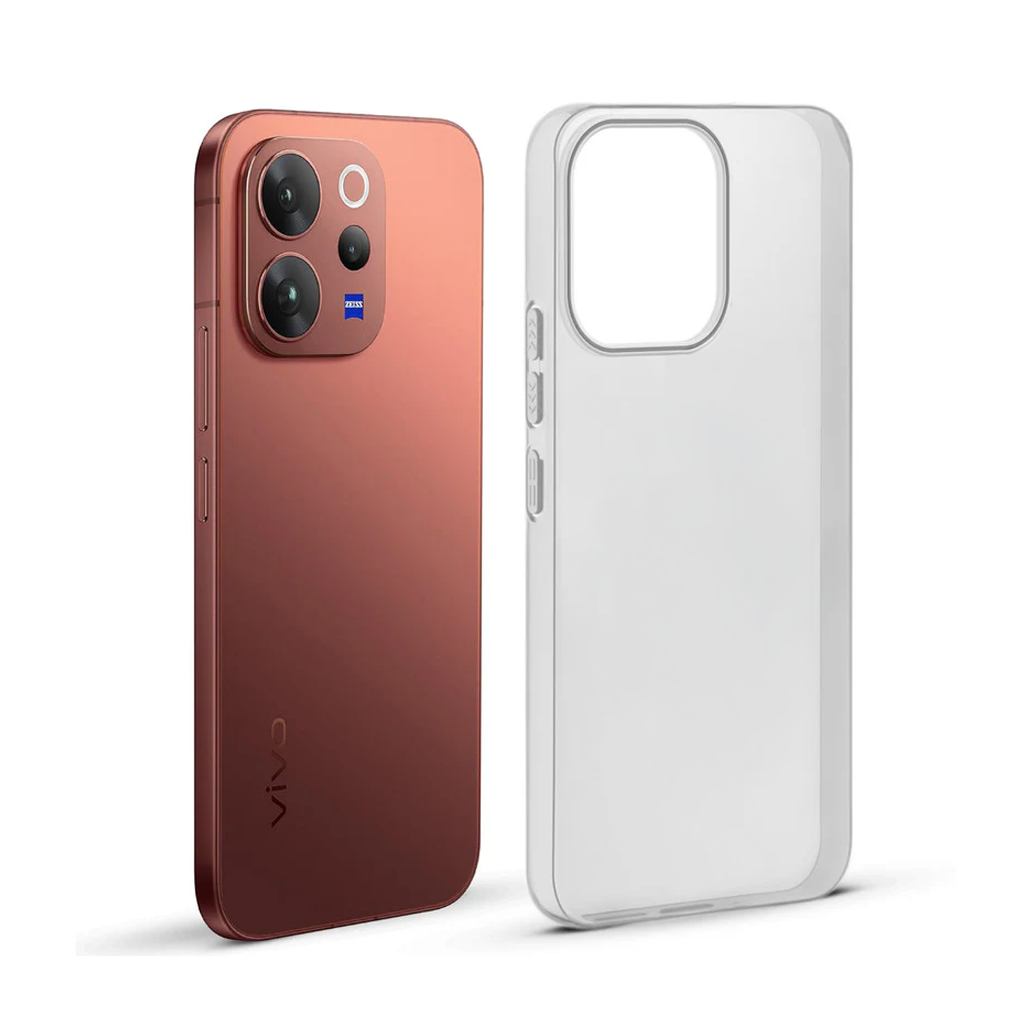 Microcase Vivo V70 5G ile Uyumlu Slim Serisi Soft TPU Silikon Kılıf - Şeffaf AL3324