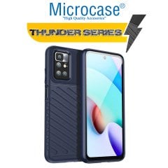 Microcase Xiaomi Redmi 10 Thunder Serisi Darbeye Dayanıklı Silikon Kılıf - Mavi