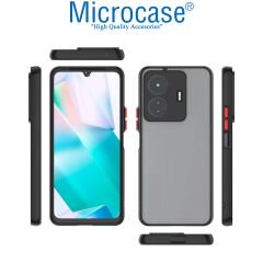 Microcase Realme 10 Pro Plus London Serisi Darbeye Dayanıklı Kılıf - Siyah AL3415