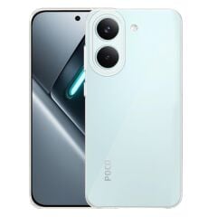 Microcase POCO 8X Pro 5G ile Uyumlu Slim Serisi Soft TPU Silikon Kılıf - Şeffaf AL3324