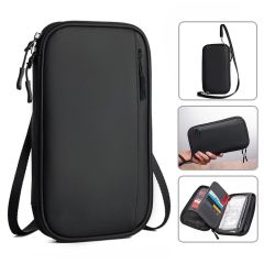 Microcase Unisex Su Geçirmez Çok Amaçlı Seyehat Pasaport Çok Gözlü Organizer Çanta AL4863Y