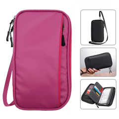 Microcase Unisex Su Geçirmez Çok Amaçlı Seyehat Pasaport Çok Gözlü Organizer Çanta AL4863Y