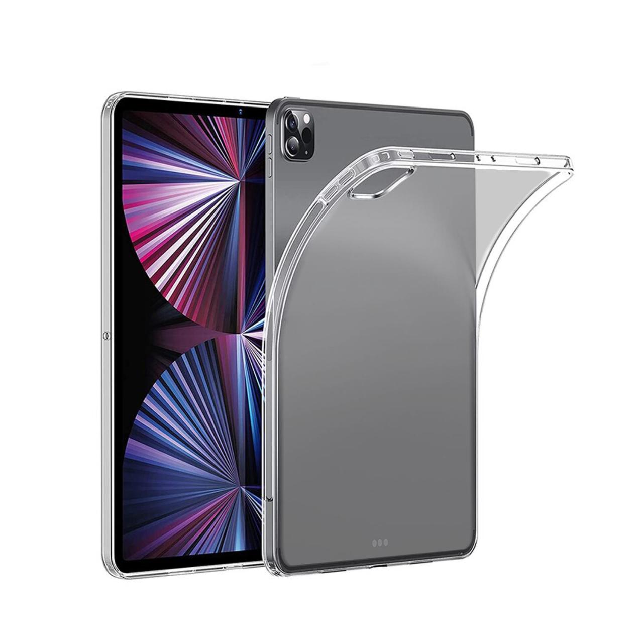 Microcase iPad Pro 12.9 2021 5.Nesil Silikon Kılıf - Şeffaf