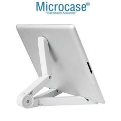 Microcase Xiaomi Redmi Pad Se 8.7 inch Tablet için Bluetooth Klavye + Mouse + Tablet Standı - AL4514 Beyaz