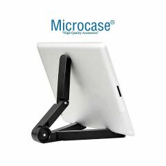 Microcase Samsung Tab A8 X207 X200 10.5  Tablet için Bluetooth Klavye + Tablet Standı- AL8105