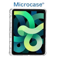 Microcase iPad Pro 12.9 2021 5.Nesil Kalem Koymalı Silikon Kılıf - Şeffaf