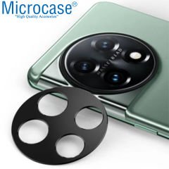Microcase OnePlus 11 Global Kamera Lens Koruma Halkası - Kapalı Tasarım Siyah AL3401