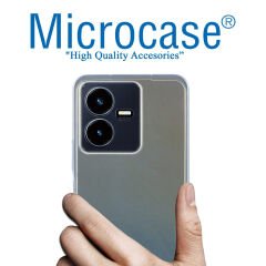 Microcase Vivo Y22S Slim Serisi Soft TPU Silikon Kılıf - Şeffaf AL3324