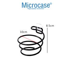 Microcase  Yapışkanlı  Spiral Yaylı Saç Kurutma Fön Makinası Tutucu Askılığı -AL4816
