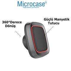 Microcase Torpido Üstü Vantuzlu Manyetik  Araç İçi Telefon Tutucu-AL4601 Siyah