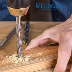 Microcase 9 Parça Ahşap Metal Beton Matkap Ucu Seti Dayanıklı Delme Uçları-AL4568