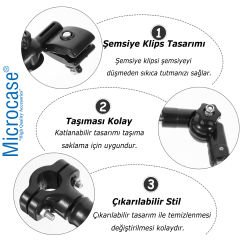 Microcase Bisiklet Bebek Arabası için Katlanabilir Ayarlanabilir  Şemsiye Tutucu - AL4813 MDL-B